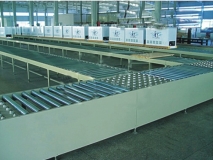 湘工无动力滚筒式冰柜组装线